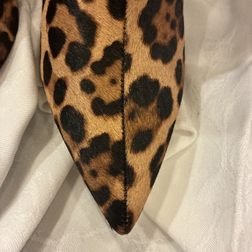 Women's Leopard Print Ankle Boots Size 9 NWB stiletto Heel 2 Inches - Picture 10 of 10